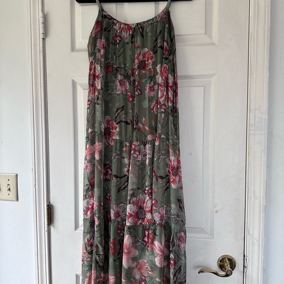 Elena Baldi Silk Blend Floral Sundress Italy Boho S - Picture 2 of 11